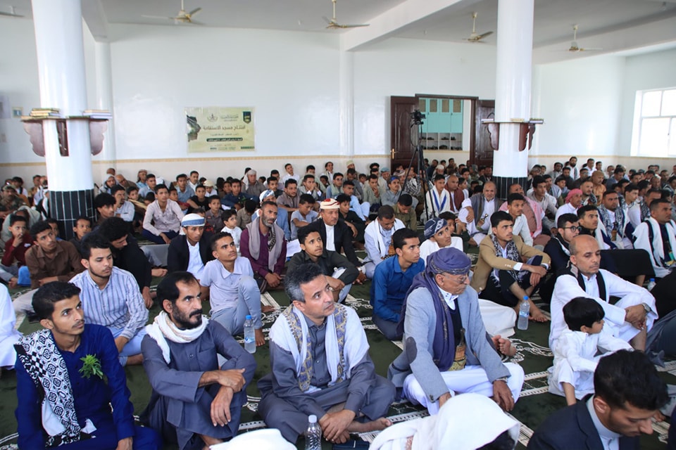 افتتاح مسجد الاستقامة في تعز